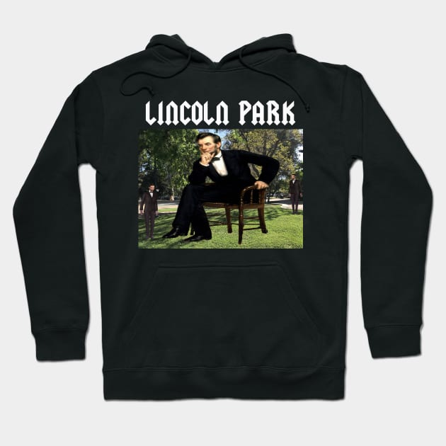 LINCOLN PARK Band Tee - Parody Off Brand Funny Boot Knock Off Meme Hoodie by blueversion